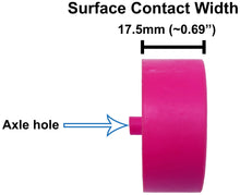 Load image into Gallery viewer, 100 Pack Pink 40mm Rear Wheels with Spokes for Co2 Dragsters