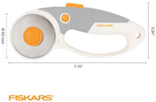 Load image into Gallery viewer, Fiskars Rotary Cutter with 60mm Titanium Blade (118430)