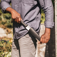 Load image into Gallery viewer, Fiskars Garden Hori Knife with Sheath, Forked Tip (340130-1001)