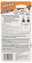 Load image into Gallery viewer, Gorilla 6 Pack 5.5g Micro Precise Super Glue Gel, Cyanoacrylate Glue, Fast Setting, Precise Dispensing Tool, Anti-Clog Cap, Clear