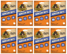 Load image into Gallery viewer, Gorilla 1,200 Count Permanent Adhesive Dots, Double-Sided, 0.5" Diameter, Clear