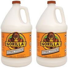 Load image into Gallery viewer, Gorilla 2 Gallons of Wood Glue, Natural Wood Color, 20-30 Minute Clamp Time, 24 Hour Cure