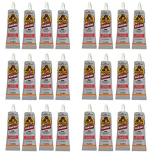 Load image into Gallery viewer, Gorilla 24 Pack 0.2 Ounce Tubes Clear Grip Waterproof Contact Adhesive Minis, Clear