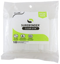 Load image into Gallery viewer, Surebonder 100 Pack Mini Size 5/16" Diameter x 4" Length All-Purpose Hot Glue Sticks (DT-100)