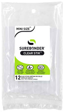Load image into Gallery viewer, Surebonder 12 Pack Mini Size 5/16" Diameter x 4" Length All-Purpose Hot Glue Sticks (DT-12)