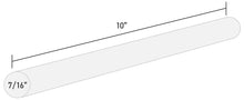 Load image into Gallery viewer, Surebonder 8 Pack Full Size 10" Long x 7/16" Diameter Clear Hot Glue Sticks for High & Low Temperatures (DT-8)
