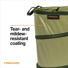 Load image into Gallery viewer, Fiskars Kangaroo 30 Gallon Collapsible Garden Bag for Yard Waste, Reusable Container for Lawn Care and Gardening (394050-1004)