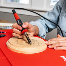 Load image into Gallery viewer, Weller 15 Piece Woodburning Kit with 25W Iron and Assorted Tips (WLIWBK2512A)