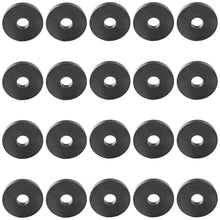 Load image into Gallery viewer, 20 Pack of Round Magnets with Center Hole - 1.2" Diameter, 0.18" Thick, 0.37" Hole