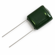 Load image into Gallery viewer, 0.01 µF 100V DC ±10% Mylar Radial Capacitor (Metallized Polyester Film)