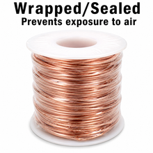 Load image into Gallery viewer, Soft Copper Wire, 22 Gauge, 126 Feet, 1 Pound Spool