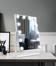 Load image into Gallery viewer, LED Lighted Hollywood Style Vanity Makeup Mirror with Smart Memory Touch Control - 3 Colors + Dimmable Lighting Modes - 360° Rotation