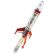 Load image into Gallery viewer, Estes 5322 Colonizer Model Rocket Starter Set - Includes Beginner Skill Level Rocket Kit, Launch Pad + Controller, Glue, 4 AA Batteries, and 3 Engines