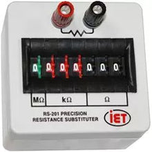 Load image into Gallery viewer, IET Labs Resistance Substitution Box, Model RS-201, 0.1% Accuracy, Size: 3.2" x 3.1" x 2.2"