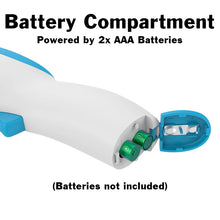 Load image into Gallery viewer, Contactless Digital Forehead Thermometer, Fast 1 Second Readings for Body or Object Temperature, Backlit Display, Fever Alarm & Color, Memory Recall