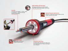 Load image into Gallery viewer, Weller LED Illuminated 30W Soldering Iron Kit with 3 Tips, Lead-Free Solder, and Solder Aid Tool (WLIRK3012A)