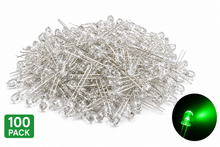 Load image into Gallery viewer, Flashing LED/Blinking LED - Ultra Green - 5mm - 100PK