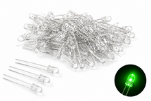 Load image into Gallery viewer, Flashing LED/Blinking LED - Ultra Green - 5mm - 100PK