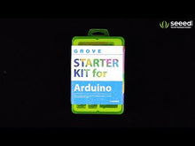 Load and play video in Gallery viewer, Seeedstudio Grove Starter Kit for Arduino - Includes Base Shield and 14 Sensors / Accessories (110060024)