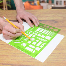 Load image into Gallery viewer, Westcott Technical Architectural Drawing Template (T-806)