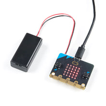 Load image into Gallery viewer, micro:bit v2 Club Kit - Includes 10 micro:bit Boards, 10 MicroUSB Cables, 10 Battery Holders, and 20 AAA Batteries