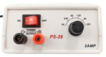 Load image into Gallery viewer, DC Power Supply 3V to 12V @2A, Compact Size, CE & RoHS Compliant