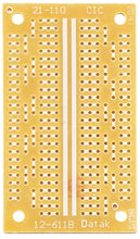 Load image into Gallery viewer, PB-19 Solderable Prototyping Breadboard, 2.9" x 1.7" – Single-Sided, 0.1" Hole Spacing, Center DIP Layout