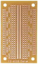 Load image into Gallery viewer, PB-19 Solderable Prototyping Breadboard, 2.9" x 1.7" – Single-Sided, 0.1" Hole Spacing, Center DIP Layout