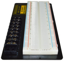 Load image into Gallery viewer, 830 Points Premium Solderless Breadboard with 8 Position Terminal Block