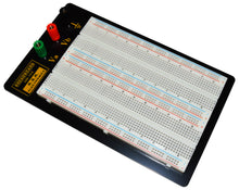 Load image into Gallery viewer, Premium Solderless Breadboard, 1,660 Contact Points and 3 Binding Posts, Includes 140 Piece Wire Kit, 8.7" x 5.9"