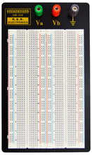 Load image into Gallery viewer, Premium Solderless Breadboard, 1,660 Contact Points and 3 Binding Posts, 8.7" x 5.9"