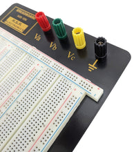 Load image into Gallery viewer, 2 Pack Premium 2390 Tie Point Solderless Breadboard with 4 Binding Posts, Metal Backplate