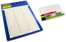 Load image into Gallery viewer, Solderless Breadboard 2390 Tie Points 4 Binding Posts, Includes 140 Jumper Wires