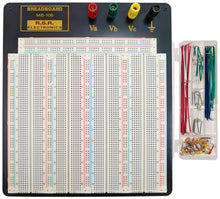 Load image into Gallery viewer, Premium Solderless Breadboard 3,220 Contact Points, Includes 140 Piece Jumper Wire Kit