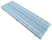 Load image into Gallery viewer, Premium 830 Tie Point High Temperature Solderless Breadboard, 150℃ Heat Distortion, 6.5" x 2.14", Light Blue Color