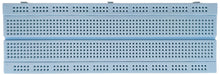 Load image into Gallery viewer, Premium 830 Tie Point High Temperature Solderless Breadboard, 150℃ Heat Distortion, 6.5" x 2.14", Light Blue Color