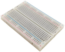 Load image into Gallery viewer, Solderless Breadboard, 400 Tie-Points, 2 Distribution Strips, 3.3 x 2.1 x 0.3 Inches