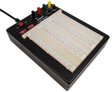 Load image into Gallery viewer, Powered Solderless Breadboard with 2390 Tie Points, 3 Regulated Power Supplies, 2 LED Display Voltmeters