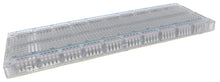 Load image into Gallery viewer, Premium Solderless Clear Plug-In Breadboard 830 Tie Points, 6.5" x 2.1" - ROHS Compliant