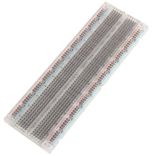 Load image into Gallery viewer, Premium Solderless Clear Breadboard (810 Tie Points) 6.5" × 2.1" with 70 Piece Jumper Wire Kit