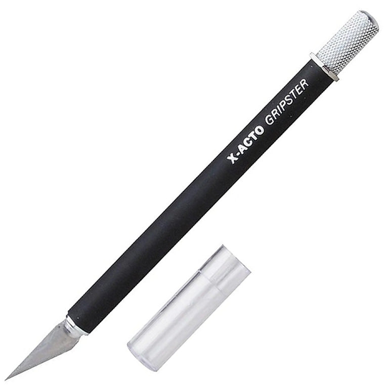 XActo Gripster Knife With Safety Cap, Black (X3627) SciencePurchase