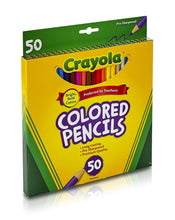Load image into Gallery viewer, Crayola Colored Pencils, Assorted Colors, 50 Count, Gift
