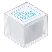 Load image into Gallery viewer, 1000 Pack of 18x18mm Cover Glass Slips for Microscope Slides (.13 to .17mm Thick)