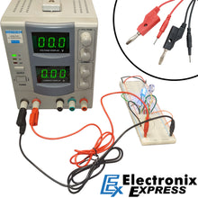 Load image into Gallery viewer, Solderless Breadboard Cable Kit - Includes BNC, Banana, Alligator, and Wall Adapter to Pin Test Leads
