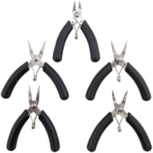 Load image into Gallery viewer, 3.5" Side Cutters | 4.5" Round Nose Pliers | 4" Long Nose Pliers | 4" Flat Nose Pliers | 4" Bent Nose Pliers