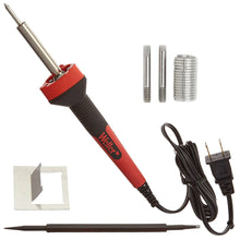Load image into Gallery viewer, Weller SP25NKUS 25-Watt Soldering Iron with LED Light, Includes 3 Different Tips, Lead-Free Solder, Solder Aid Tool