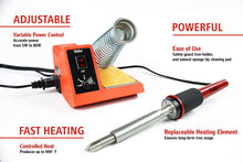Load image into Gallery viewer, Weller WLC200 80 Watt Hobby and Stained Glass Soldering Station