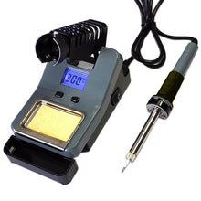 Load image into Gallery viewer, 48W Temperature Adjustable Soldering Station with LCD Display - ESD Safe