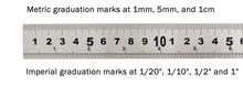 Load image into Gallery viewer, 5 Pack Stainless Steel 12" / 30cm Rulers - Imperial Inches and Metric Millimeters