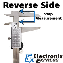 Load image into Gallery viewer, 12-Inch Stainless Steel Electronic LCD Digital Vernier Caliper Gauge Micrometer with Carrying Case, Silver